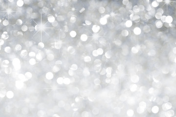 Silver background with stars