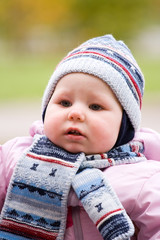 little girl in pink