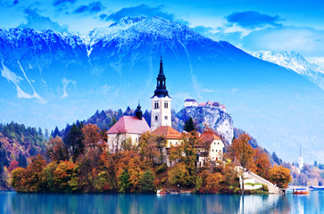 Bled whit lake