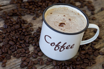 Kaffeebecher Emaille