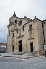 Fototapeta premium St. Pietro Caveoso Church. Matera. Basilicata.