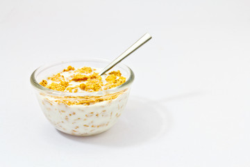 Corn flakes and milk