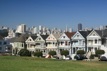 Victorian houses San Fransicso