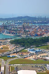 Zelfklevend Fotobehang Tanjong Pagar Container Terminal,Singapore © jedi-master