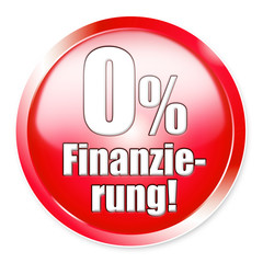 0% Finanzierung! Button, Icon