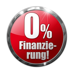 0% Finanzierung! Button, Icon