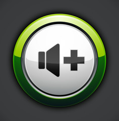 Obraz premium icône son musique plus