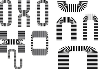 Abstract line patterns