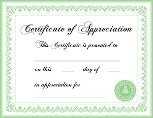 Certificate Border.Sample text can be easily replaced.