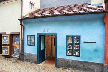 Fototapeta premium Prague. Golden Lane, Kafka house