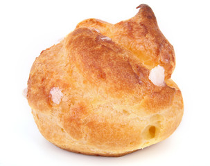 chouquette sur fond blanc