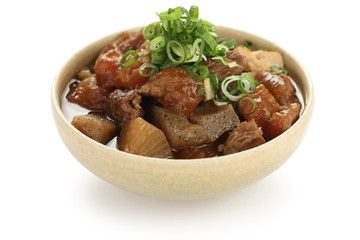 beef tendon stew , japanese food