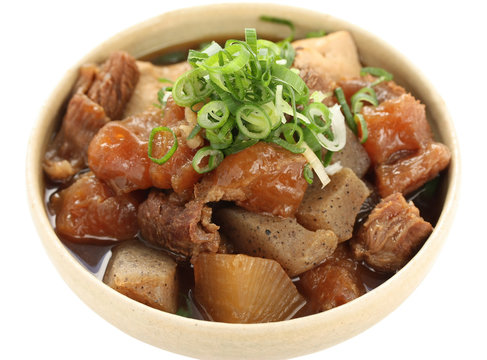 beef tendon stew , japanese food