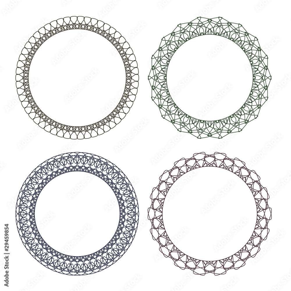 Poster set of frames
