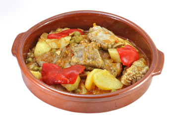 Costillas guisadas.