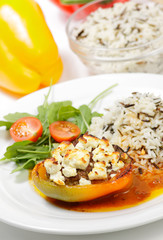 Paprikaschote mit Füllung