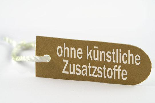 Ohne k&uuml;nstliche Zusatzstoffe