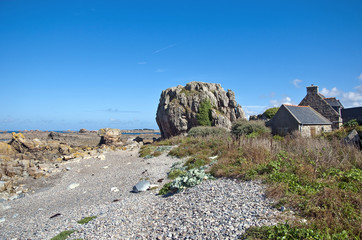 Haus an der Küste der Bretagne
