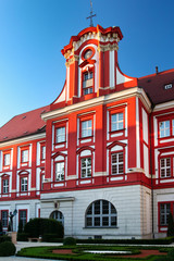 Barokowy gmach Ossolineum we Wrocławiu