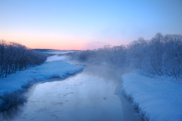 Stream in Wintertime