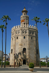Fototapeta na wymiar Sevilla, Torre del oro