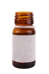 medicine bottle isolate on white