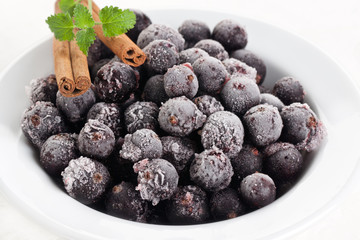 frozen blackcurrant berry