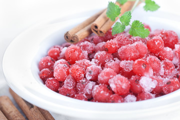 frozen redcurrant berry
