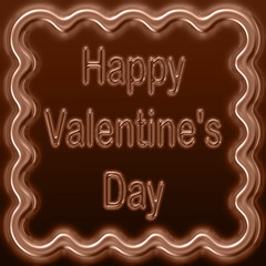 valentine day chocolate bar