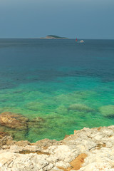 Obraz premium Distant island