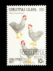 Christmas Island stamp third day of Christmas