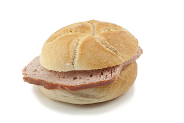 Leberk&auml;se-Semmel