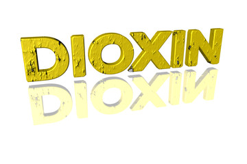Dioxin Schriftzug