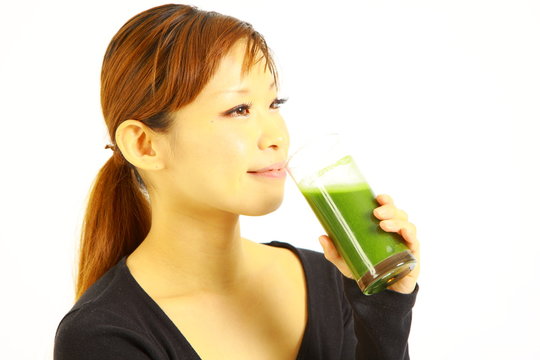 green vegetable juice