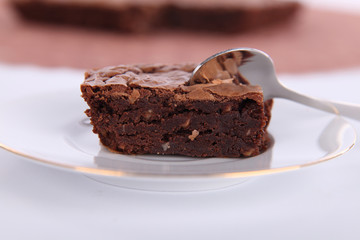 brownie au chocolat