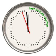 Last minute chance