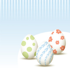 Easter eggs card