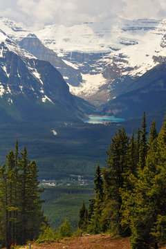Lake Louise & Mount Victoria from Mount Whitehorn