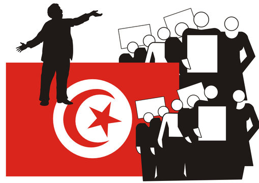 Demonstrationen in Tunesien