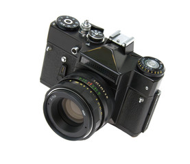 Старая аналоговая SLR фотокамера