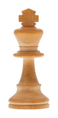 Schachfigur König mit Beschneidungspfad
