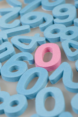 Naklejka premium numeros en mousse