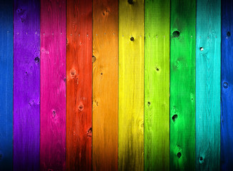 Wooden Fence Board Background