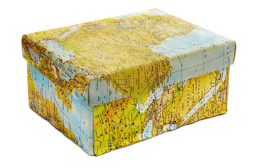 world map box