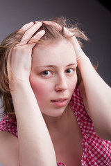 Fototapeta premium the girl's face