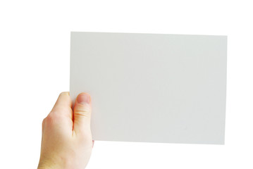 Obraz premium card in hand