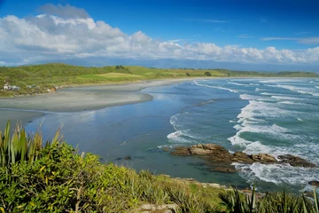 Foto op Canvas Seals Colony beach, Westport New Zealand © h_komala