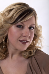 Naklejka premium Portrait of a young woman with blonde hair #2