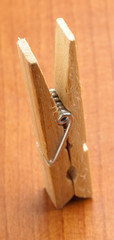 wooden clothespin