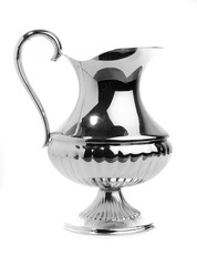 silver pitcher